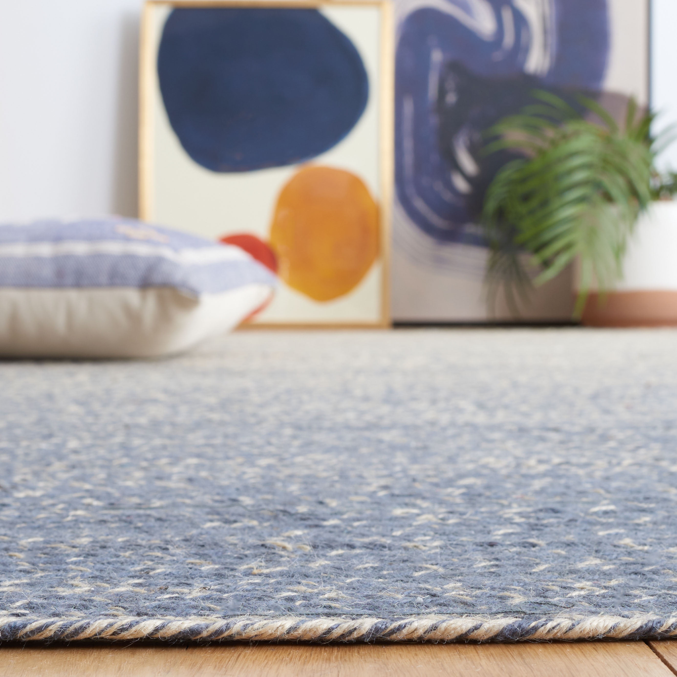 SAFAVIEH Natural Fiber Arda Gradient Runner Rug, Natural/Grey, 2'3" x 8'