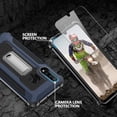 thumbnail image 4 of IBAOLE for Huawei P30 Lite Case Rugged Military Dual Layer Huawei P30 Lite Case with Screen Protector Metal Kickstand Heavy Duty Full Protection Shockproof Case for Huawei P30 Lite,Blue Blue -, 4 of 7