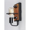 thumbnail image 3 of 10301BKASB Maxim Lighting Black Forest-One Light Wall Sconce-10 inches high, 3 of 4