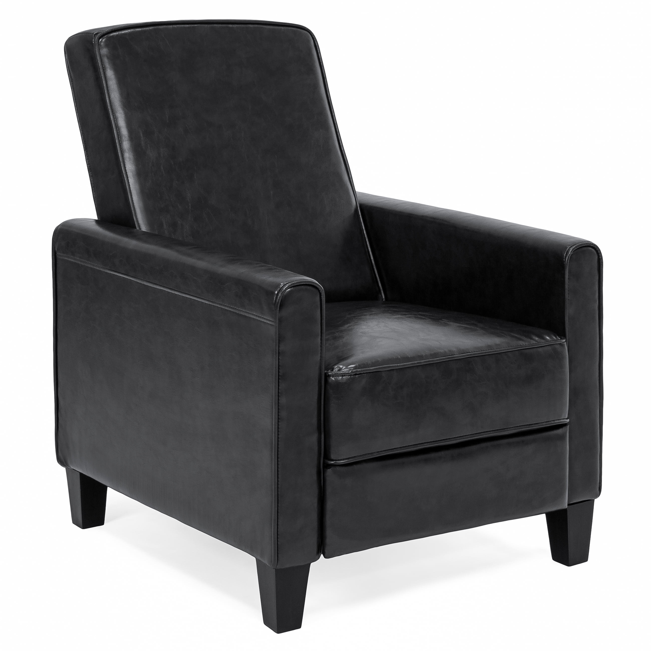 Best Choice Products Modern Sleek Upholstered Faux Leather Padded