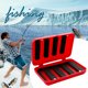 thumbnail image 4 of Cajas de plástico para señuelos de pesca, accesorios, contenedor de cebos, herramienta de Pesca (rojo) Likrtyny Para estrenar, 4 of 7