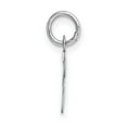 thumbnail image 5 of Auriga 14k White Gold Script Letter T Pendant for Women, 5 of 6