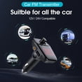 thumbnail image 2 of Pantalla Grande Coche Bluetooth Teléfono Manos Libres Carga Rápida Transmisor Fm Seguridad U Disco Reproductor De Música Cargador Con Voz Inteligente Para Automóviles Autobuses Camiones T17 Scienceny VI007011-00, 2 of 6