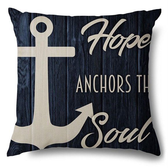 Throw Pillow Cover Linen Fabric Pillow Case For Couch Modern Style