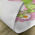 thumbnail image 5 of Ambesonne Cartoon Place Mats Set of 4, Heart in Love Flowers, Standard Size, Dried Rose Lime Green, 5 of 6