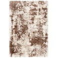 thumbnail image 2 of SAFAVIEH Cloud Arlo Abstract Shag Area Rug, Ivory/Brown, 5'3" x 7'7", 2 of 7