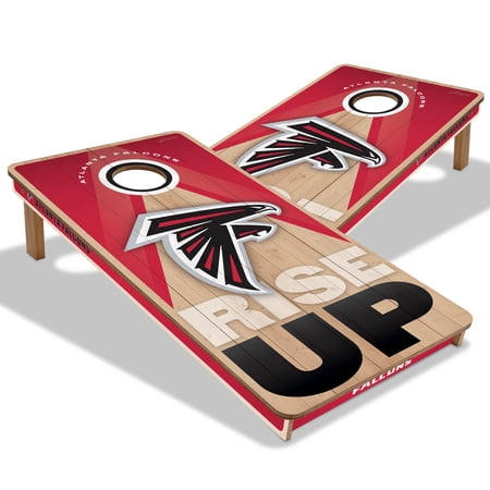 YouTheFan NFL Atlanta Falcons 2X4 Slogan Series Cornhole NO BAGS