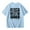 Light Blue, variant on Girls T Shirts Letter Print Short Sleeve Crew Neck Basic Tees Stretchy Casual Oversized Loose Fit Soft Cozy Summer Streetwear Black
