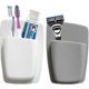 thumbnail image 1 of 2 soportes de silicona para cepillos de dientes, soporte para maquinilla de afeitar, organizador de baño montado en la pared (blanco), 11 Feliz Sencillez, 1 of 5