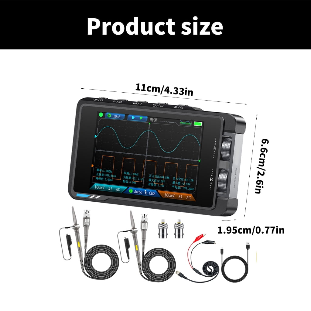 Jesscasday DS215H Oscilloscope Electronic Repair Tool for Engineers and DIY Enthusiasts