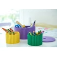 thumbnail image 7 of Crayola Round Storage Box - Kids Art Storage Container With Lid For Storing Pens, Pencils, Crayons - Cerulean,, 7 of 7