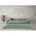 thumbnail image 3 of Ahgly Company Indoor Square Abstract Turquoise Blue Contemporary Area Rugs, 5' Square, 3 of 4