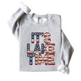 thumbnail image 3 of I'ts Lake Time Patriotic Sweatshirt for Men, Women, Teens and Youth and Toddlers American Flag Pullover Gray Sweatshirt Adult X-Large, 3 of 4