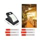 thumbnail image 1 of Lámpara de pared con clip solar de 72 LED, IP65, resistente al agua, con sensor de cuerpo humano, para jardín al aire libre, como se muestra, como se muestra, 1 of 5
