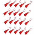 thumbnail image 1 of HUGFEGWE 20pcs 3.7 Inch Mini Tiny Craft Tassels Soft Elegant Handmade Silky Floss Tassels with Cord Loop for Keychain Earring, Jewelry Making, Graduation, Bookmarks, Gift Tag DIY Craft CJ25311-443, 1 of 7