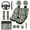 Southwestern Aztec Horse, variant on Pzuqiu Fashion Tie-dye Automobile Interior Sets Car Front Rear Seat Cover Steering Wheel Seat Belt Headrest Center Console Cushion Pad Keychain Coaster 14 Pcs Full Set Covers Fit Most Vehicles