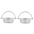 thumbnail image 1 of Anti-Clogging Kitchen Sink Strainer Stainless Steel Silver for Drain Maintenance Filter Food Residues 2Pcs, 1 of 4