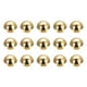 thumbnail image 1 of Uxcell 15 Pcs Remaches Redondos, Remaches de Decoración de Metal de 15 mm, Dorado, 1 of 6