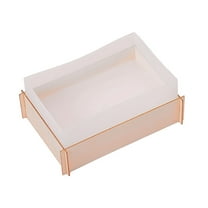 Aellinatey Clear Cube Resin Mold Rectangle Silicone Molds for Epoxy Resin Resin Art DIY