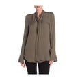 thumbnail image 1 of Joie Chemise Boutonnée pour Femmes, Vert, Moyen, 1 of 1
