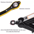 thumbnail image 3 of Llave De Trinquete De Gato Carro Herramienta De Reparación amarillo/negro, 3 of 5