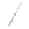 thumbnail image 1 of QualitChoice Rear View Mirror Accessories Crystal Ball Pendant Graceful Rhinestone Pretty Charm Hanging Ornament for Women Girls white 1Set, 1 of 6