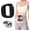 Black, variant on Multifunctional Full Body Fascia Rings Compact Mini Fascia Rings Massager for Home Gym Use, Ab Machine USB Rechargeable Gear for Abdomen/Arm/Leg 5 Intensity Levels with Massager Function (Pink)
