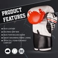 thumbnail image 5 of High Line Essential Series White Boxing Gloves for Kids | Youth Boxing Gloves for Punching, Boxing, MMA, Kickboxing, Muay Thai, Sparring| Kids Punching Gloves 4 oz, 6 oz & 8 oz, 5 of 6