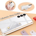 thumbnail image 2 of Compatible with Samsung Galaxy S23 5G Case Cell Phone Cases with Grip Finger Hand Phone Holder Tablet Phone Strap Shockproof Protective Bumper Case-White, 2 of 15