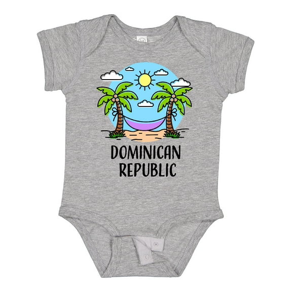 Inktastic Summer Vacatoion in The Dominican Republic Boys or Girls Baby Bodysuit