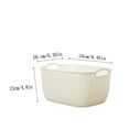 thumbnail image 2 of Cesta de almacenamiento de ropa sucia Cesta de ropa sucia WC Cubo de lavandería de plástico Baño Ropa de baño artefacto Calcetines de escritorio Cesta de almacenamiento, 2 of 5