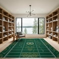 thumbnail image 2 of ODIKA Theme Playbook Design With Arrows And Yard Lines Football Field Sport Playful for Dining Room, Basement, Large Office, Non-Slip Chair-Friendly, 2 of 7