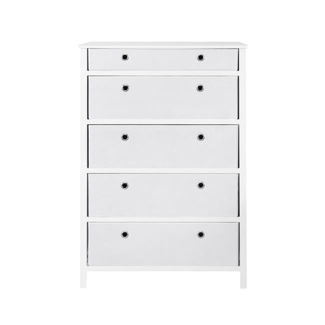 Achim FFR105WH01 45 x 31 x 19 in. Folding Furniture EZ Tall Dresser