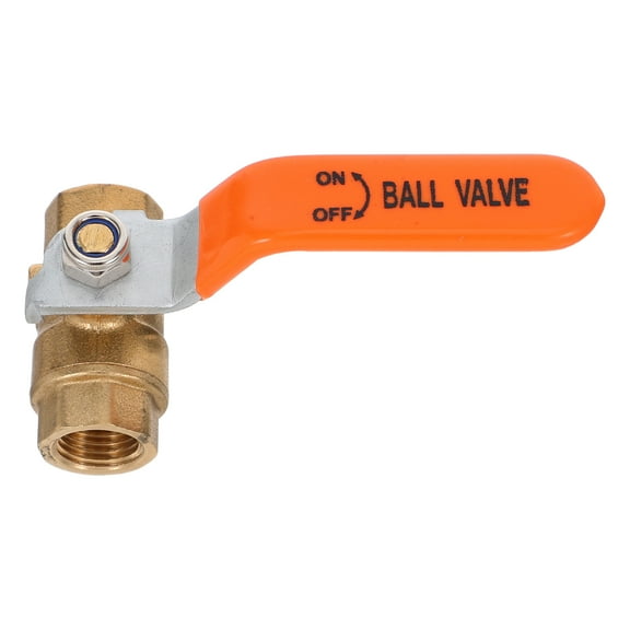 HEMOTON Garden Hose Shut Off Valve Ball Valve Dn8 1/4 Water Hose Shut Turn Off Valve Heavy Duty Hose On Off Valve Brass Shut Off Valve Hose Ball Valve