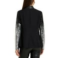 thumbnail image 3 of INSPIRE CHIC Party Jackets for Women's Shiny Sequin Long Sleeves Sparkle Casual Blazer Jacket, 3 of 5