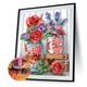 thumbnail image 1 of Cuadros Decorativos Full Round Drill Diamond Painting 5D Kit de póster de flores de San Valentín (wT Likrtyny embutido en tela, 1 of 8