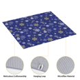 thumbnail image 3 of Uemuo Golden Snowflakes Royal Blue Pattern Dish Drying Mat,16*18 inch Absorbent Dish Drainer Kitchen Counter,Large Size Dish Drying Pad for Countertops,Sinks,Draining Racks, 3 of 6