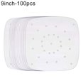 thumbnail image 1 of ENJOYW 100Pcs Perforated Square Non-stick Air Frying Pan Pad Barbecue Paper Steam Mat Baking Papers, 1 of 7