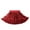 Burgundy, variant on Women's High Waist Tulle Tutu Skirt Fluffy Layered Ruffle Cake Skirt Sweet Princess Style A-Line Mini Skirt