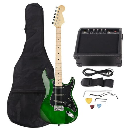 - Ktaxon New 22 Frets Burning Fire Electric Guitar with 15w AMP