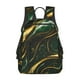 thumbnail image 1 of Disketp Green Marble Mochila Ligera e Impermeable, Mochila de Día Resistente para Viajes, Senderismo y Uso Diario para Hombre y Mujer, 1 of 7