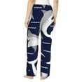 thumbnail image 3 of Bingfone Pajamas For Women,Angry Shark Pajama Pants With Pockets-Small, 3 of 9
