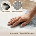 thumbnail image 6 of ODIKA 8'x10' Washable Area Rug Table Abstract Geometric Farmhouse Lines Subtle Distressed Detail for King Size Bedroom Under Bed, Master Suite, Non-Shedding, Easy Care, 6 of 7