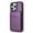 Purple, variant on Compatible With iPhone 16 Pro Max Phone Case,Back Magnetic Detachable Flip Wallet,Compatible With Magsafe,With Kickstand,Card Slots,PU Leather Shockproof Rugged Phone Case Cover,Blue