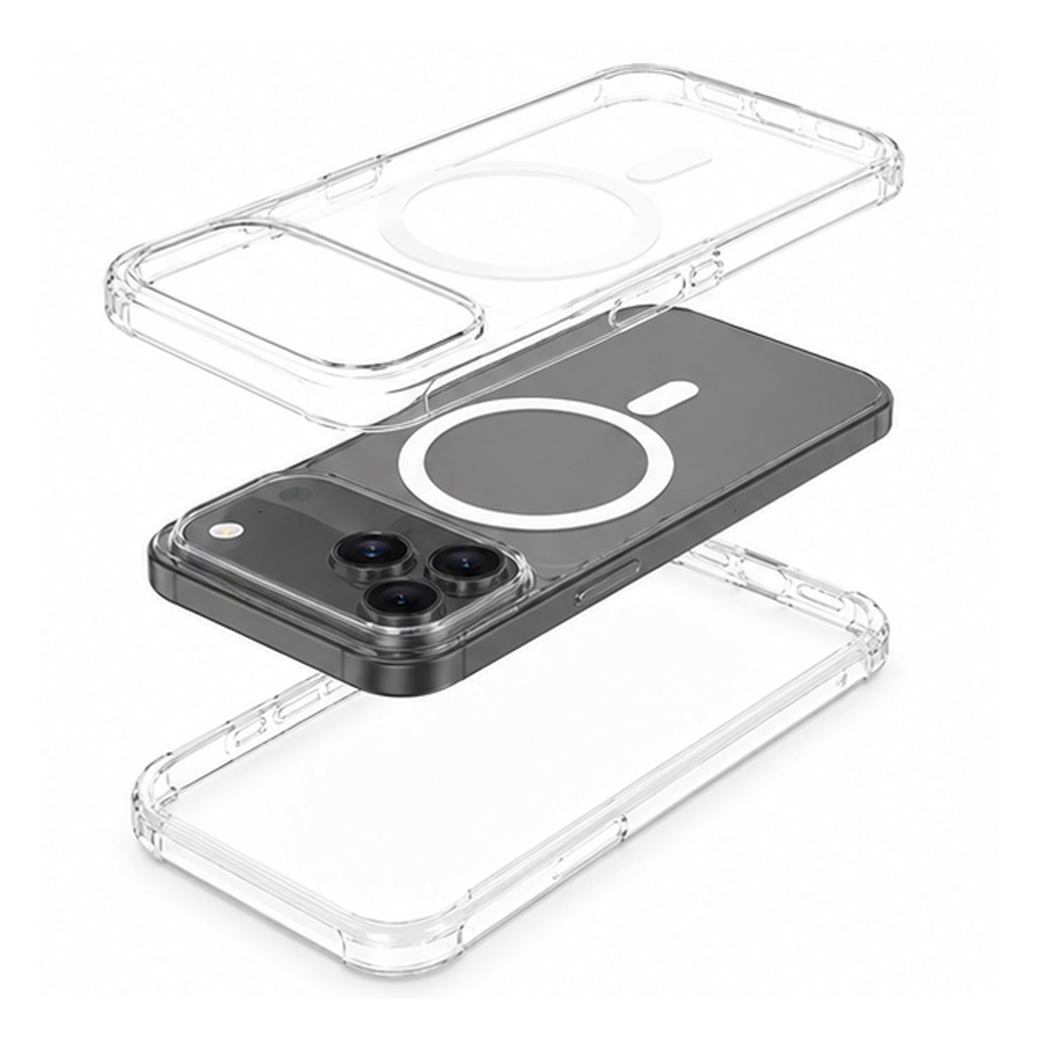 Ultra Hybrid Case with Magsafe for iPhone 17 Pro Max - Transparent