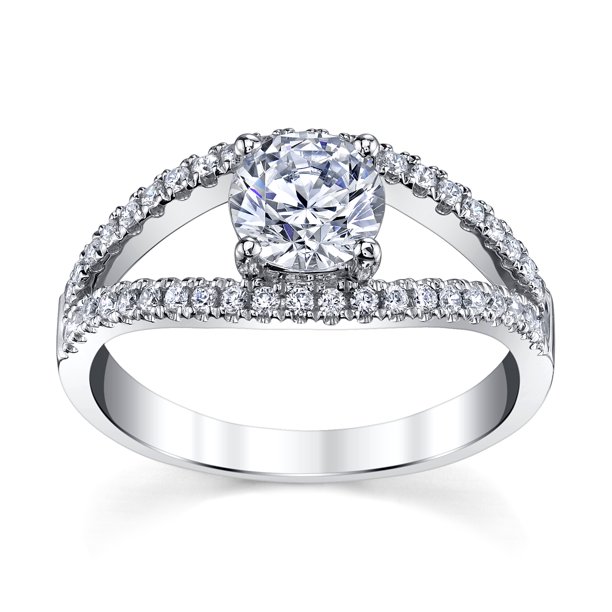 Onyx Company Beautiful 68ctw Diamond Engagement Ring In 14k White Gold Walmart Com Walmart Com