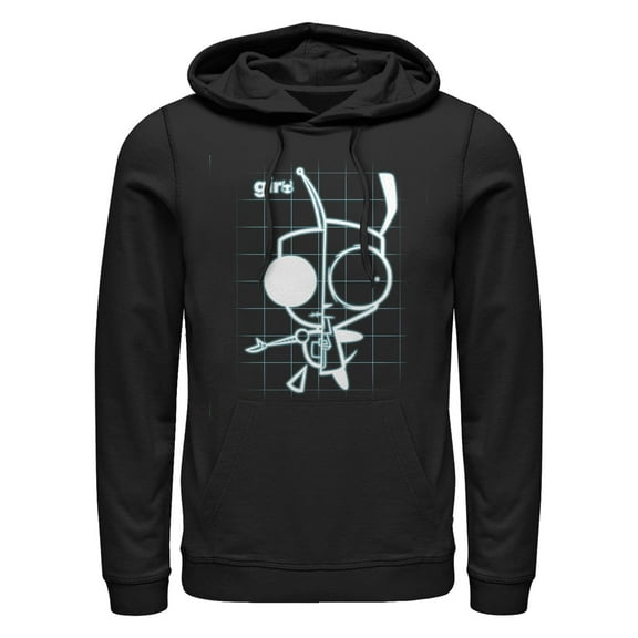 Men's Invader Zim Gir Schematic Pull Over Hoodie