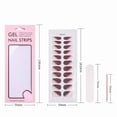 thumbnail image 2 of Bsa-0129 Waterproof Solid Color Gel Nail Stickers Without Baking Lamp, 2 of 5