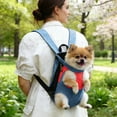 thumbnail image 5 of MKHSQHDG Today's Deals Lightweight Backpack Suitable for Small and Cats Easy to Adjust Shoulder Strap Basic Leg Exposure Design Durable Suitable for Daily Use, 5 of 5