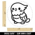 thumbnail image 2 of Kawaii Cute Cockatiel Bird Self-Inking Rubber Stamp Ink Stamper - Fuchsia Ink - Medium 1 Inch, 2 of 7